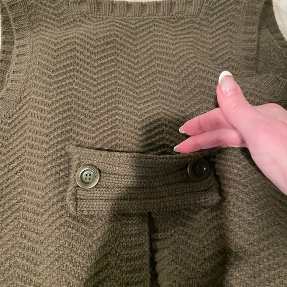 See by Chloe army green fall/winter sweater vest - Picture 9 of 17